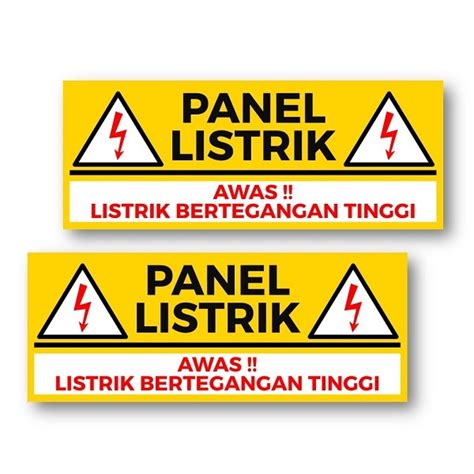 Jual Stiker Panel Listrik Stiker Himbauan Listrik Stiker Listrik