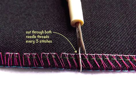 How To Unpick An Overlock Stitch Inseam Studios