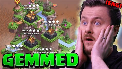 First Raids With Gemmed Clan Capital In Clash Of Clans By Itzu Eng Clash Of Clans Clash Champs