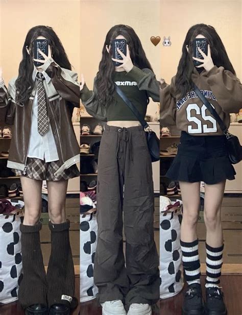 Korean Grunge Aesthetic Outfit Ideas 🌚 Aesthetic Outfit Inspo