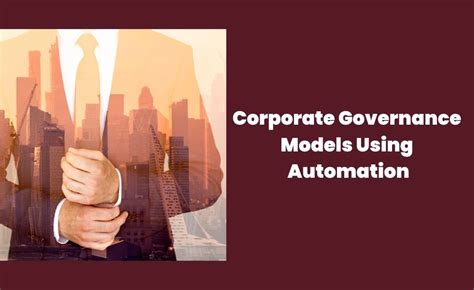 Corporate Governance And Its Models- 5 Important Models!