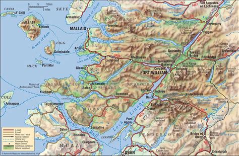 Fort William Scotland Map