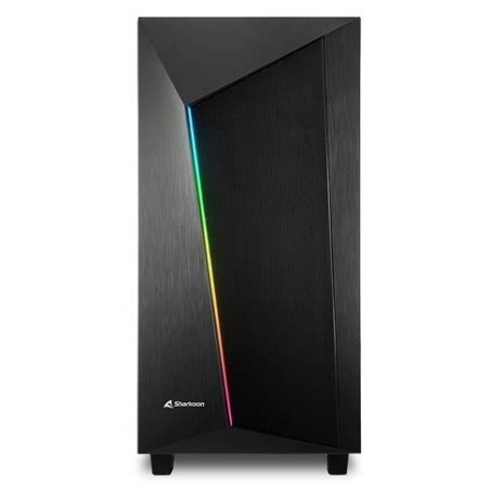 Sharkoon ELITE SHARK REV100 Midi Tower PC Aluminium Verre