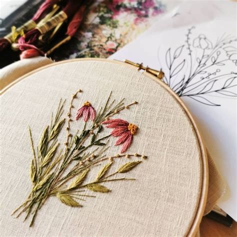 Anke Maria Embroidery Artists Instagram Photo PDF PATTERN