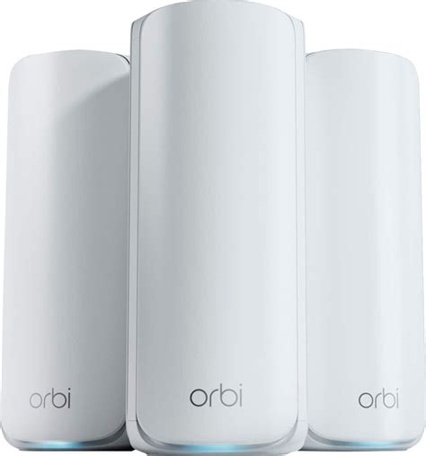 NETGEAR Orbi 770 Series BE11000 Tri Band Mesh Wi Fi 7 System 3 Pack