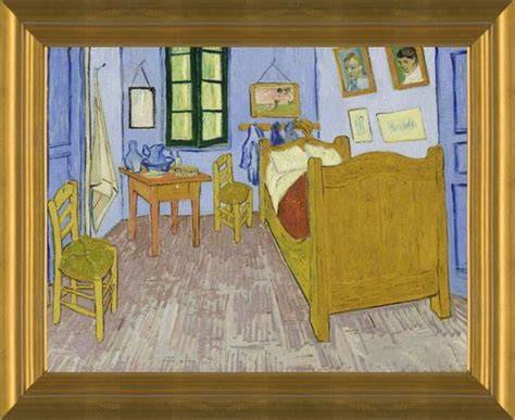 Vincent Van Goghs Bedroom In Arles Framed Art Print Picture Poster