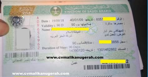 PENGURUSAN VISA BISNIS SAUDI ARABIA CV MALIK ANUGERAH VISA SAUDI