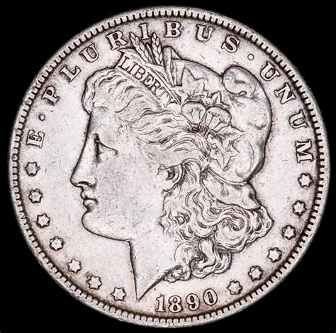 1890 Morgan Silver Dollar Pristine Auction