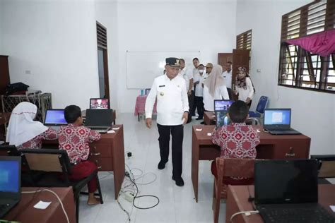 Bupati Asahan Kembali Tinjau Pelaksanaan Assesmen Nasional Berbasis