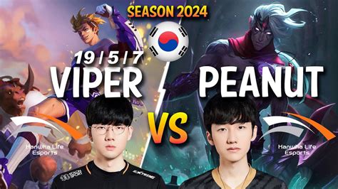 Hle Viper Vs Hle Peanut Viper Ezreal Vs Peanut Varus Adc Patch