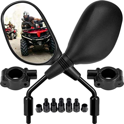 Kemimoto Atv Mirrors Rear View Mirror Atv Accessory Degrees Ball