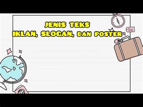 Jenis Jenis Teks Iklan Slogan Dan Poster