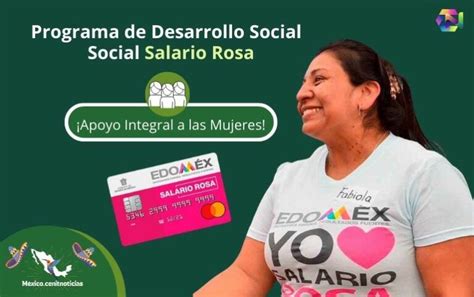 Programa De Desarrollo Social Salario Rosa Apoyo A Mujeres