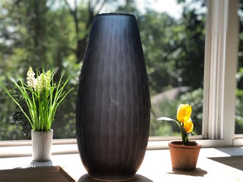 Black Vase Vases For Flowers Unique Vases Tall Farmhouse Etsy