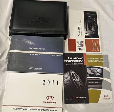 Kia Sorento Owners Manual Set With Case Oem Ebay