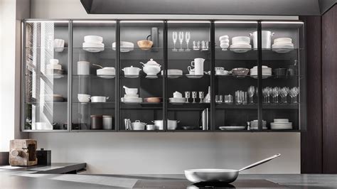 Bright Wall Unit Glass Kitchen Cabinets Dada