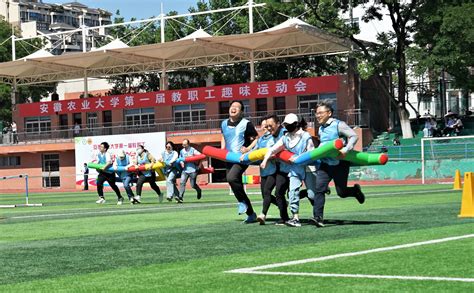 我校举办首届教职工趣味运动会 安徽农业大学工会