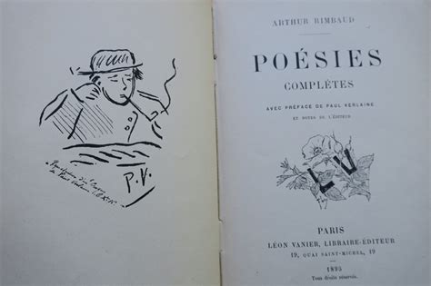 Rimbaud Arthur Poésies Complètes 1895 Les Livres Anciens