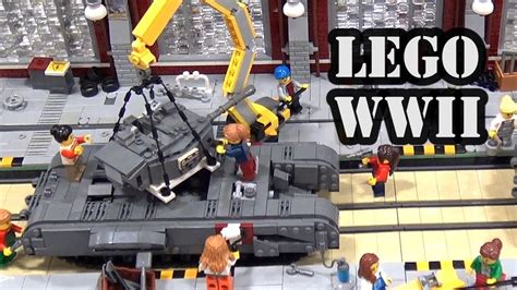 Lego Wwii Tank Factory Brickfair Virginia 2017 Youtube