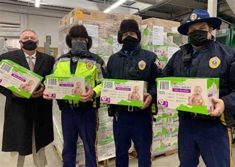 Troopers Pull Diaper Duty Donated Diapers Make Their Way To Rural