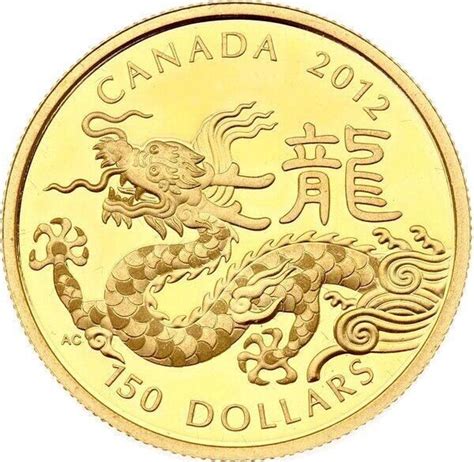 150 Dollars Elizabeth II Year Of The Dragon Canada Numista