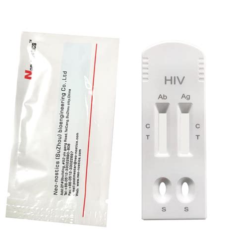 Medical Home Diagnostic Hiv 4th Generation Combo Test Hiv Blood Test