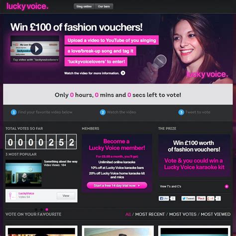 lucky voice video campaign