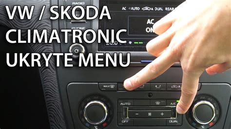 Ukryte menu Climatronic w Škoda i VW mr fix pl