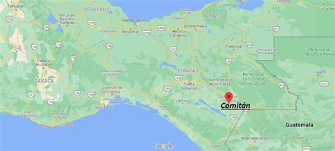 ¿dónde Está Comitán Mapa Comitán ¿dónde Está La Ciudad