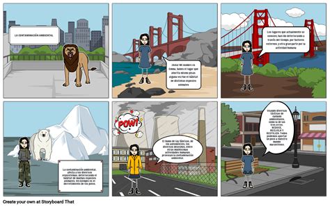 La Contaminación Ambiental Storyboard By 4f9e320d