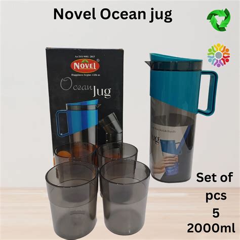 Plastic Novel Ocean Jug For Gifting No Of Piece 5 Capacity 2 L At