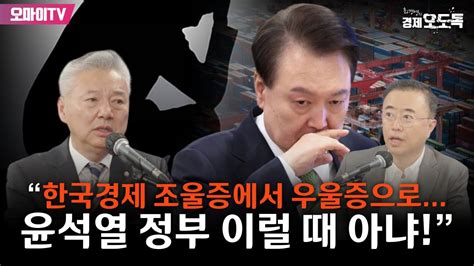 최경영의 경제오도독 홍성국 “한국경제 조울증에서 우울증으로 윤석열 정부 이럴 때 아냐” Youtube