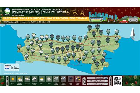 Bmkg Launches Weather Forecast For Travelers In Central Java Antara News