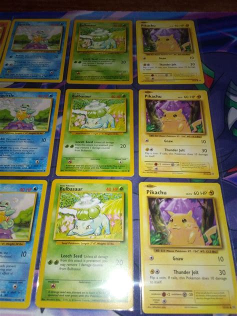 Mavin Pokemon Cards Base Set Lot Charmander Squirtle Bulbasaur Tcg