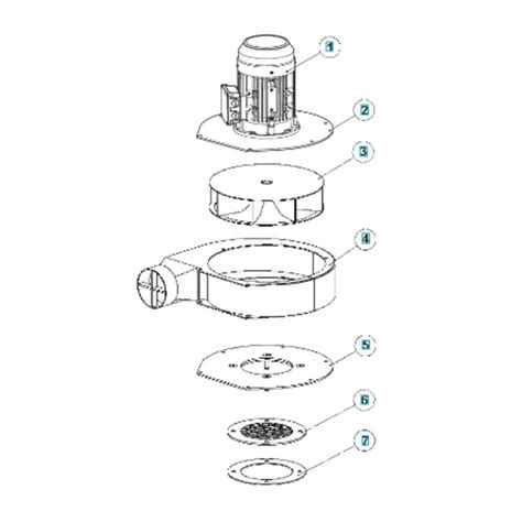 Fan Assembly For Husqvarna Blastrac Ebe Steel Shot Blaster L S