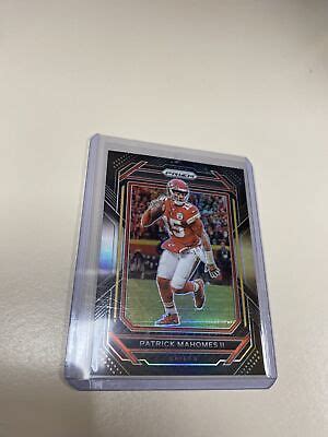 Chronicles Patrick Mahomes Ii Prizm Black Silver Holo Parallel Pb