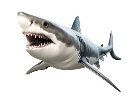 Angry Shark Isolated 27032771 Png