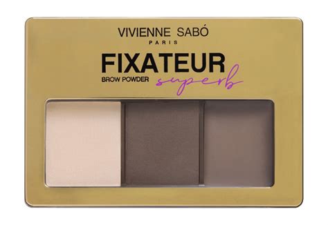 Vivienne Sabó, Fixateur Superb Eyebrow Palette No.01 Light Brown (4 G ...