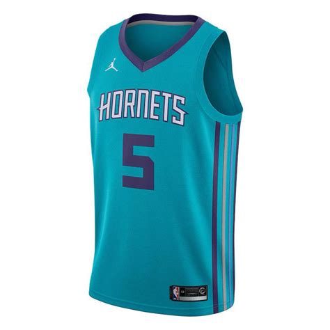 Regata NBA Charlotte Hornets Azul Icon Edition Só Lamantos