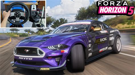 Insane Drifting Fd Rtr Ford Mustang Hp In Forza Horizon Logitech