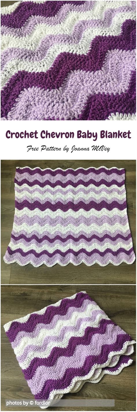 Crochet Chevron Baby Blanket - Simple Crochet Ideas