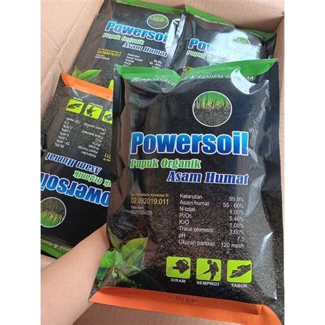 Jual Power Soil 500gr Powersoil Humic Acid Asam Humat Shopee Indonesia