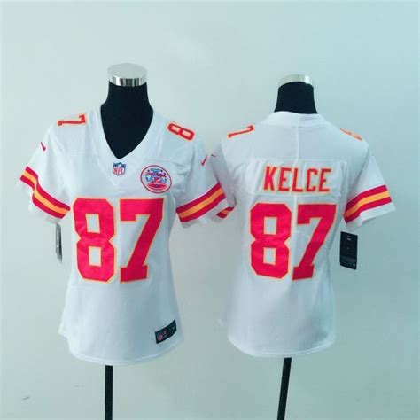 Kansas City Chiefs Travis Kelce #87 Nfl 2020 White Womens Jersey - Bluefink