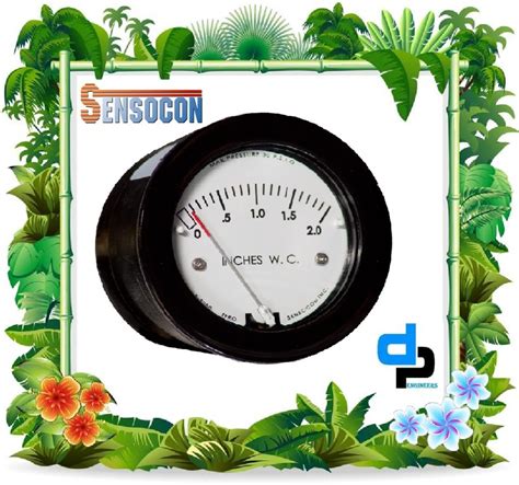 Analog Sensocon Low Cost Differential Pressure Gauge S 5000 0 At Rs