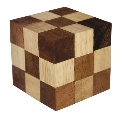 Cube Serpent Grand Mod Le Jbd Casse T Tes En Bois