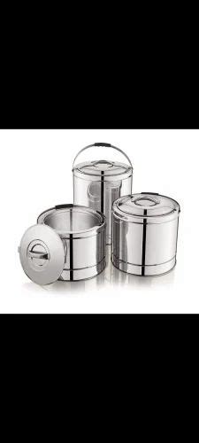 Single Stainless Steel Hot Pot 5 Ltr Size 3 5 7 12 15 20 Capacity 10 At Rs 1500 Piece In Miraj