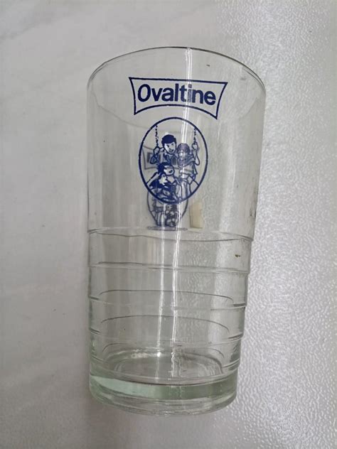 Ovaltine Glass Hobbies And Toys Memorabilia And Collectibles Vintage Collectibles On Carousell