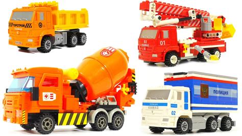 How To Build Lego Kamaz Trucks Youtube