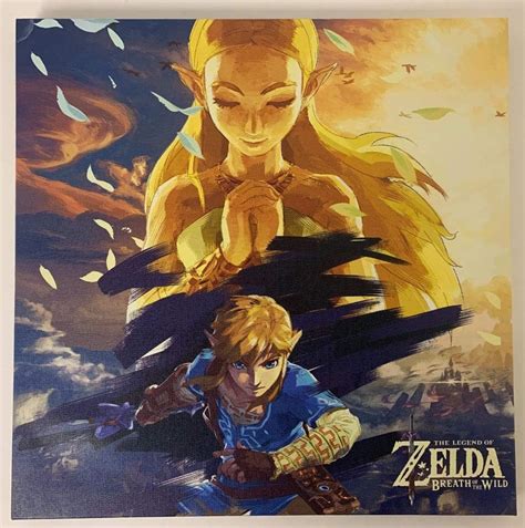 The Legend Of Zelda Breath Of The Wild 12x12 Inch Canvas