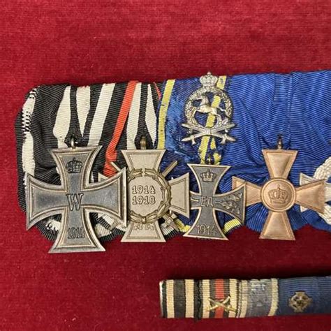 German Medal Bar For WWI Combatant